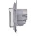 Розетка 1-м СП Inspiria 16А IP44 250В 2P+E защ. шторки с крышкой немецк. стандарт механизм алюм. IEK 673742