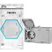 Розетка 2-м ОП Dita 16А IP54 250В с заземл. с крышкой сер. TOKOV ELECTRIC TKL-DT-R2Z-C06-IP54