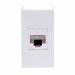 Розетка компьютерная 1-м 1мод. Viva RJ45 кат.6A бел. DKC 45078