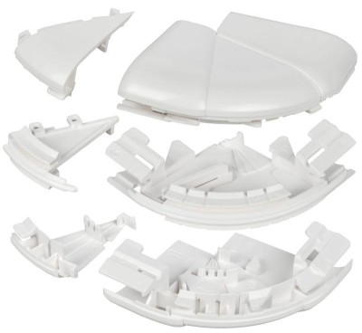 Угол для кабель-канала внешний изменяемый 60-120град. для DLP 150х50 бел. Leg 010635