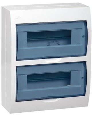 Корпус навесной ЩРН-П-24 Krepta 3 IP41 пластик. бел. IEK MKP12-N-24-40-10 Корпус навесной ЩРН-П-24 Krepta 3 IP41 пластик. бел. IEK MKP12-N-24-40-10