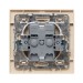 Розетка 1-м СП Минск 16А IP20 с заземл. защ. шторки беж. EKF ERR16-028-200