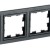 Рамка 4-м BRITE РУ-4-БрЧ черн. IEK BR-M42-K02