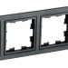 Рамка 4-м BRITE РУ-4-БрЧ черн. IEK BR-M42-K02