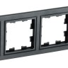 Рамка 4-м BRITE РУ-4-БрЧ черн. IEK BR-M42-K02