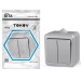 Выключатель 2-кл. ОП Dita IP54 10А 250В сер. TOKOV ELECTRIC TKL-DT-V2-C06-IP54