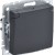 Розетка BRITE РСбш10-3-БрГ 16А IP20 с заземл. защ. шторки с крышкой механизм графит IEK BR-R16-16-K53