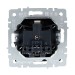 Розетка BRITE РСбш10-3-БрГ 16А IP20 с заземл. защ. шторки с крышкой механизм графит IEK BR-R16-16-K53
