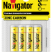 Элемент питания солевой AA/R6 94 758 NBT-NS-R6-BP4 (блист.4шт) Navigator 94758