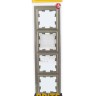 Рамка 4-м BRITE РУ-4-БрШ шампань IEK BR-M42-K37