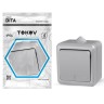 Переключатель 1-кл. ОП Dita IP54 10А 250В сер. TOKOV ELECTRIC TKL-DT-P1-C06-IP54