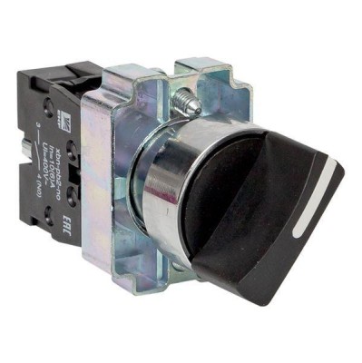 Переключатель BD21 2P короткая ручка NO EKF xb2-bd21 Переключатель BD21 2P короткая ручка NO EKF xb2-bd21