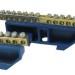 Шина нулевая N 6х9 12 отвер. латунь син. изолятор на DIN-рейку PROxima EKF sn0-63-12-d
