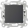 Выключатель 1-кл. 1п 2мод. СП Simon 24 10А IP20 Push&amp;Go механизм графит Simon 2420101-038