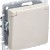 Розетка BRITE РСбш10-3-БрКр 16А IP20 с заземл. защ. шторки с крышкой механизм беж. IEK BR-R16-16-K10