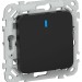 Выключатель проходной 1-кл. СП FLITE ВС61-1-1-ФлЧ 10А с индикацией механизм черн. IEK FI-V12-1-10-1-K02