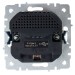 Розетка BRITE РЮш10-2-БрБ 16А с USB A+A 3.1А с заземл. защ. шторки механизм бел. IEK BR-R14-16-U21-D31-K01