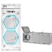 Розетка 3-м ОП Dita 16А IP54 250В с заземл. с сер. крышкой сер. TOKOV ELECTRIC TKL-DT-R3Z-C06-IP54