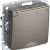 Розетка BRITE РСбш10-3-БрШ 16А IP20 с заземл. защ. шторки с крышкой механизм шампань IEK BR-R16-16-K37