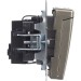 Розетка BRITE РСбш10-3-БрШ 16А IP20 с заземл. защ. шторки с крышкой механизм шампань IEK BR-R16-16-K37