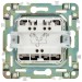 Выключатель проходной 2-кл. SKANDY 10А SK-V10Bl с индикацией черн. IEK SK-V22-1-10-K02
