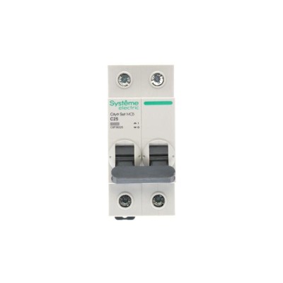 Выключатель автоматический 2п City9 Set (АВ) С 25А 6кА 230В SE C9F36225