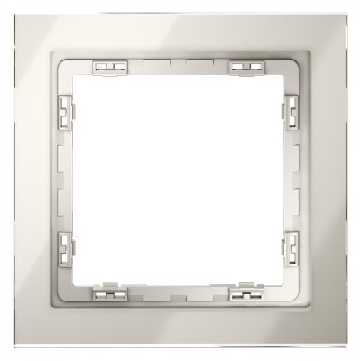 Рамка 1-м S70 стеклян. кашемир Voltum VLS110103
