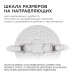 Панель светодиодная встр. 3 реж. свечения 12Вт(8Вт+4Вт) 230В 1020лм 4000К d120х21мм круг Apeyron 06-104