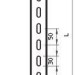 Стойка потолочная US 3 300мм гор. цинк US 3 K 30 FT OBO 6342353