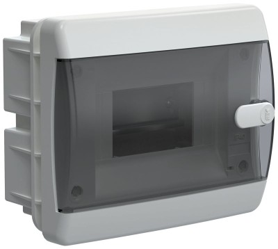 Корпус ЩРВ-П-6 UNION Compact IP41 черн. прозр. дверь пластик. IEK UIC-KP12-V-06-41-K01