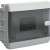 Корпус ЩРВ-П-6 UNION Compact IP41 черн. прозр. дверь пластик. IEK UIC-KP12-V-06-41-K01