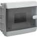 Корпус ЩРВ-П-6 UNION Compact IP41 черн. прозр. дверь пластик. IEK UIC-KP12-V-06-41-K01