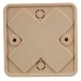 Коробка распаячная ОП 75х75х20 IP20 КМ41212-04 (6 клем. 6кв.мм) сосна IEK UKO10-075-075-020-K34