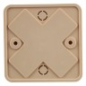 Коробка распаячная ОП 75х75х20 IP20 КМ41212-04 (6 клем. 6кв.мм) сосна IEK UKO10-075-075-020-K34