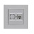 Розетка компьютерная CAT 5+гнездо Karea LINE STAR жемчуж. Makel 86100035