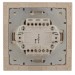 Переключатель проходной 1-кл. СП Rain IP20 крем. LEZARD 703-0303-105