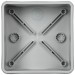 Коробка распаячная ОП КМ42455 100х100х50мм IP67 8 вводов сер. IEK UKO21-100-100-050-K41-66