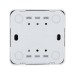 Переключатель проходной 1-кл. 1п ОП Viola 10А IP20 с подсветкой бел. LEZARD 751-0200-114