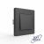 Переключатель перекрестный 1-кл. СП Pixel IP20 механизм карбон TOKOV ELECTRIC TKE-PX-P1R-C14