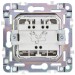 Выключатель 2-кл. SKANDY 10А SK-V09B с индикацией беж. IEK SK-V20-1-10-K10