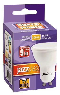 Лампа светодиодная PLED-SP 9Вт PAR16 3000К тепл. бел. GU10 720лм 230В JazzWay 2859693A Лампа светодиодная PLED-SP 9Вт PAR16 3000К тепл. бел. GU10 720лм 230В JazzWay 2859693A