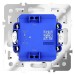 Выключатель 1-кл СП S70 10А с подсветкой механизм бел. глянцевый Voltum VLS010201