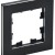 Рамка 1-м BRITE РУ-1-1-БрЧ металл черн. IEK BR-M12-M-K02
