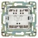 Выключатель 2-кл. SKANDY 10А SK-V09W с индикацией арктич. бел. IEK SK-V20-1-10-K01