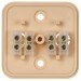 Коробка распаячная ОП 50х50х20 IP20 КМ41206-04 (4 клем. 3кв.мм) сосна IEK UKO10-050-050-020-K34