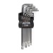 Набор ключей TORX КТ-9 (Т10-Т50) КВТ 79202