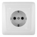 Розетка 1-м СП 1мод. Хит 16А IP20 250В с заземл. без защ. шторок бел. SE RS16-134-B