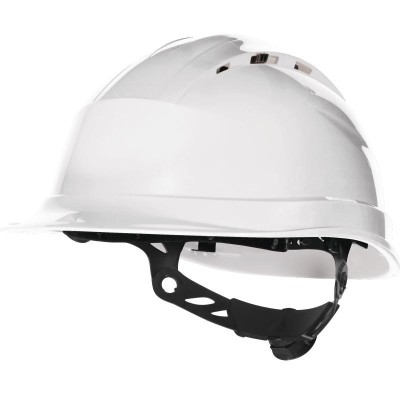 Каска защитная QUARTZ UP IV с вентил. с храповым механизмом бел. Delta Plus QUARUP4BC