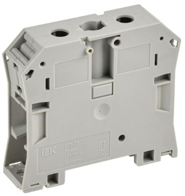 Колодка клеммная CTS ARMAFIX 70кв.мм сер. IEK YCT10-00-K03-070