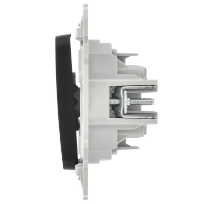 Выключатель 2-кл. СП FLITE ВС12-1-0-ФлЧ 10А механизм черн. IEK FI-V20-0-10-1-K02